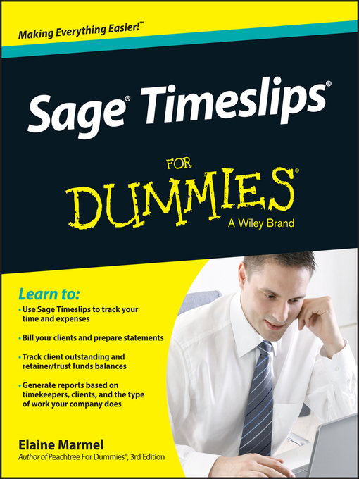 Title details for Sage Timeslips For Dummies by Elaine Marmel - Available